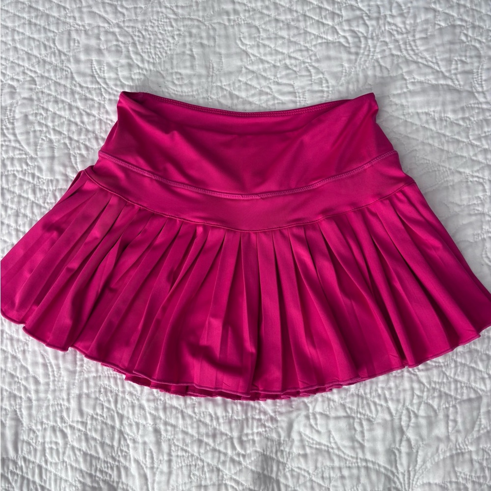 Gold Hinge Hot Pink tennis skirt XS
